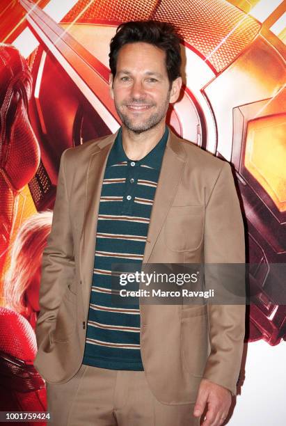 Actor Paul Rudd poses during a photocall of the fim "Ant-Man and The Wasp" in Rome RAVAGLIPHOTO