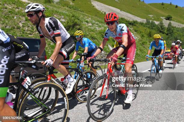 Laurens Ten Dam of The Netherlands and Team Sunweb / Ilnur Zakarin of Russia and Team Katusha / during the 105th Tour de France 2018, Stage 12 a...