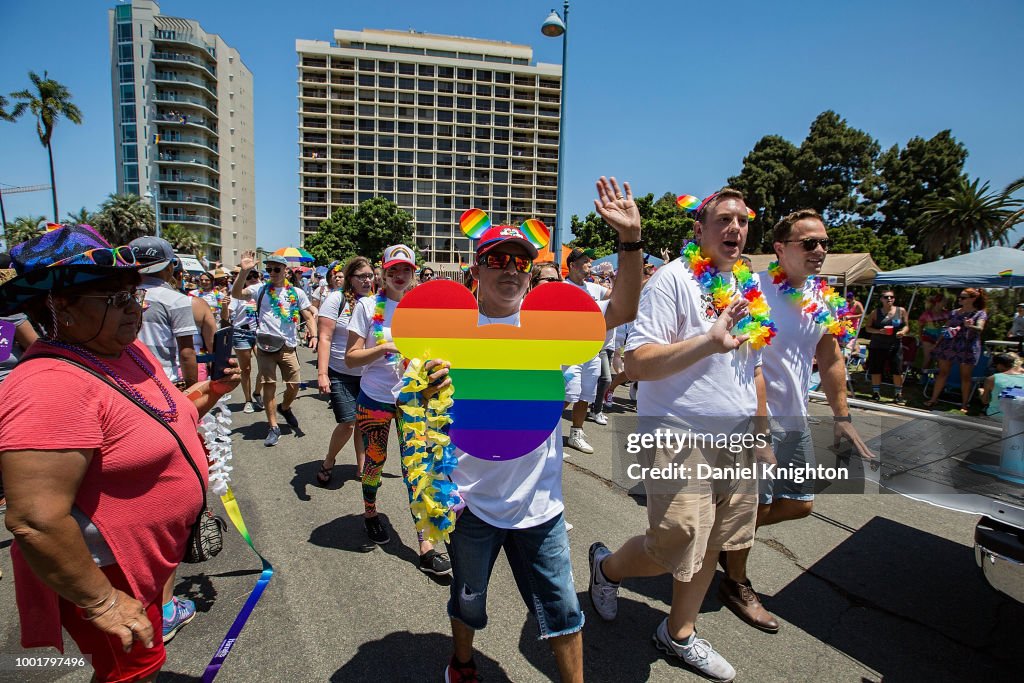 General view of the atmosphere at the San Diego Pride Parade at... News General view of the atmosphere at the San Diego Pride Parade at... News