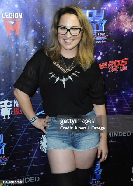 Camille Falciola attends Ready PARTY One SDCC Preview Night Party held at Fluxx on July 18, 2018 in San Diego, California.