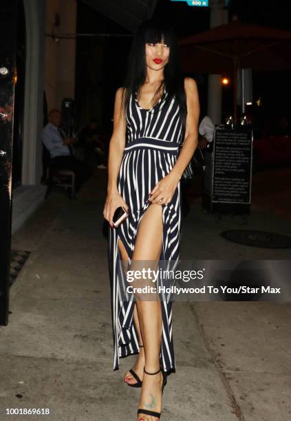 Bai Ling is seen on July 18, 2018 in Los Angeles, CA.