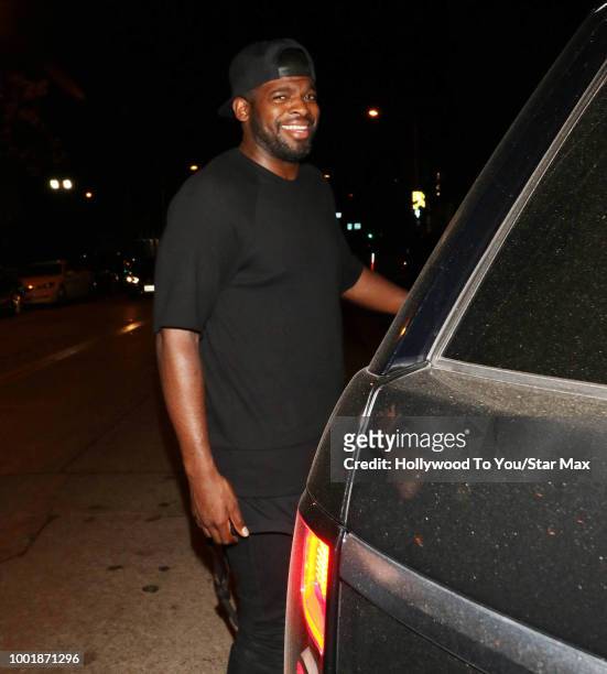 Subban is seen on July 18, 2018 in Los Angeles, CA.