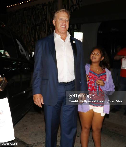 John Elway is seen on July 18, 2018 in Los Angeles, CA.