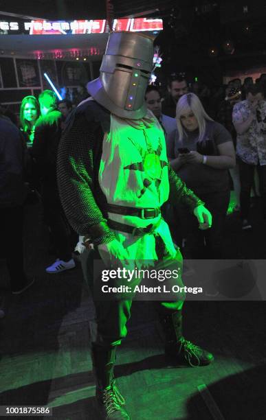 Cosplayers attend Ready PARTY One SDCC Preview Night Party held at Fluxx on July 18, 2018 in San Diego, California.