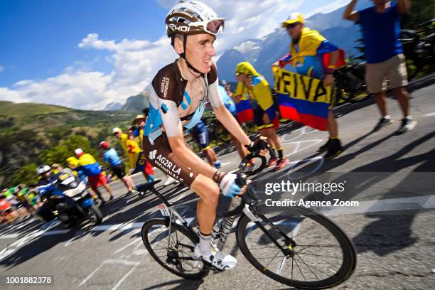 Romain Bardet of team AG2R LA MONDIALE the stage 12 of the Tour de France 2018 on July 19, 2018 in Alpe d'Huez, France.