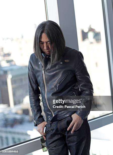 Musician Hiroshi Fujiwara is photographed on December 14, 2014 at the Mondrian Hotel in New York City.
