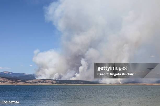 forest fire in summit county, colorado - south park stock pictures, royalty-free photos & images