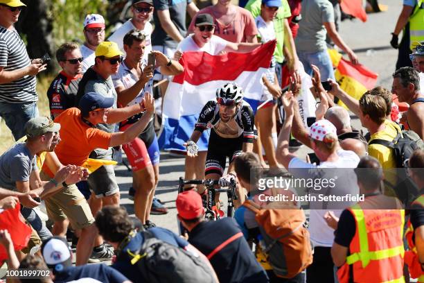 Laurens Ten Dam of The Netherlands and Team Sunweb / Alpe d'Huez / Public / Fans / during the 105th Tour de France 2018, Stage 12 a 175,5km stage...