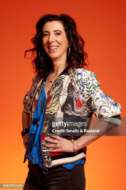 Aline Brosh McKenna from The CW Television Network's 'Crazy Ex-Girlfriend' poses for a portrait in the Getty Images Portrait Studio powered by Pizza...