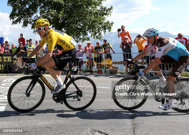 Team Sky's Geraint Thomas during stage twelve of the 2018 Tour de France.