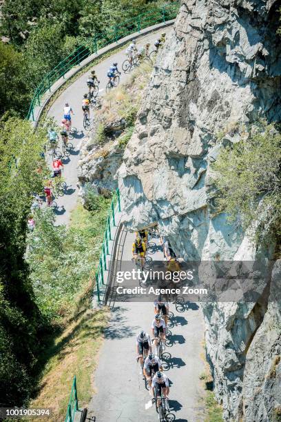 Peloton during the stage 12 of the Tour de France 2018 on July 19, 2018 in Alpe d'Huez, France.