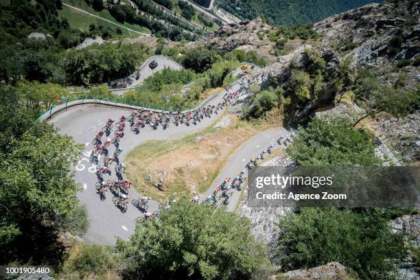 Peloton during the stage 12 of the Tour de France 2018 on July 19, 2018 in Alpe d'Huez, France.