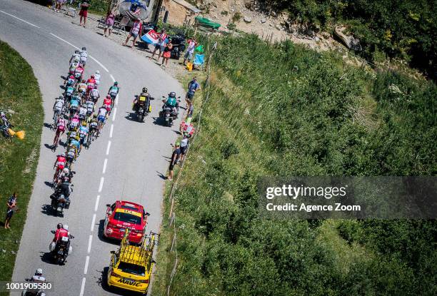 Peloton during the stage 12 of the Tour de France 2018 on July 19, 2018 in Alpe d'Huez, France.