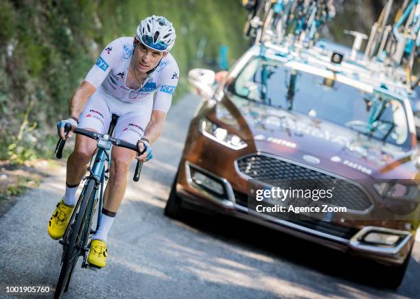 Pierre Latour of team AG2R LA MONDIALE during the stage 12 of the Tour de France 2018 on July 19, 2018 in Alpe d'Huez, France.