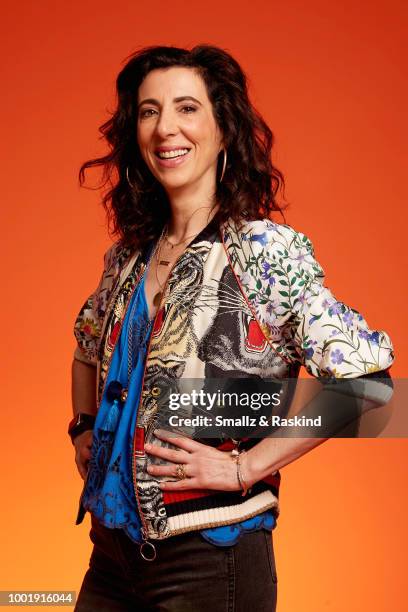 Aline Brosh McKenna from The CW Television Network's 'Crazy Ex-Girlfriend' poses for a portrait in the Getty Images Portrait Studio powered by Pizza...