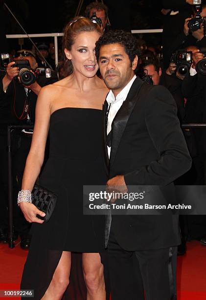 Melissa Theuriau and Jamel Debbouze attend the 'Outside the Law' Premiere at the Palais des Festivals during the 63rd Annual International Cannes...