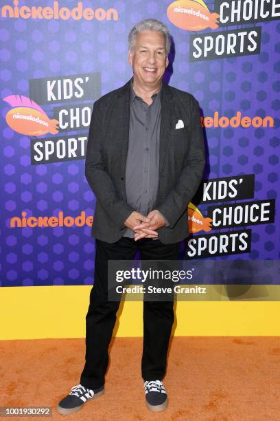 Marc Summers attends the Nickelodeon Kids' Choice Sports 2018 at Barker Hangar on July 19, 2018 in Santa Monica, California.