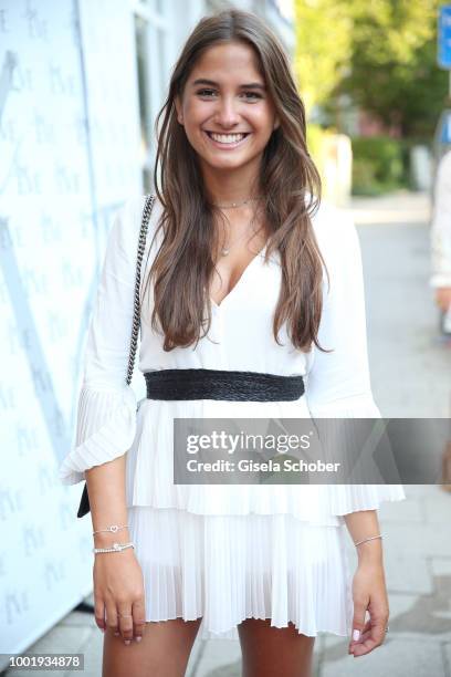 Lucia Strunz, daughter of Claudia Effenberg, during the "Just Eve" Boho Party and "Boho Love" jewelry presentation on July 19, 2018 in Munich,...