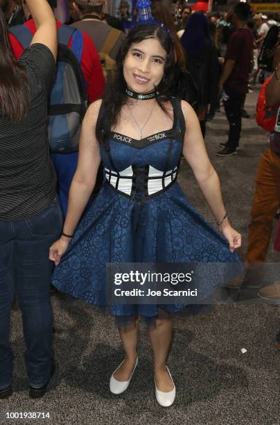 Cosplayer attends BBC America's "Doctor Who" at Comic-Con International 2018 at San Diego Convention Center on July 19, 2018 in San Diego, California.