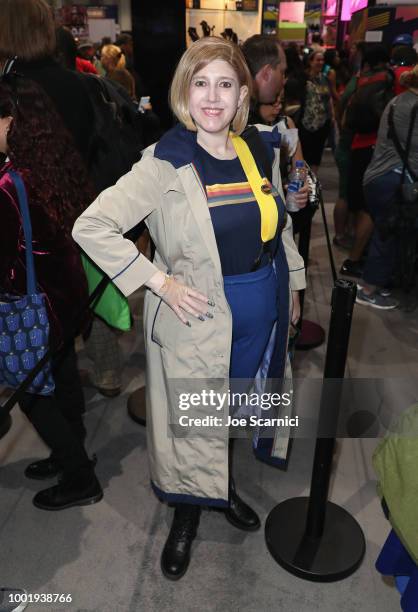 Cosplayer attends BBC America's "Doctor Who" at Comic-Con International 2018 at San Diego Convention Center on July 19, 2018 in San Diego, California.