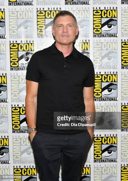 Kevin Williamson of 'Tell Me a Story' attends CBS Television Studios Press Line during Comic-Con International 2018 at Hilton Bayfront on July 19,...