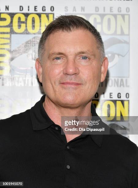 Kevin Williamson of 'Tell Me a Story' attends CBS Television Studios Press Line during Comic-Con International 2018 at Hilton Bayfront on July 19,...