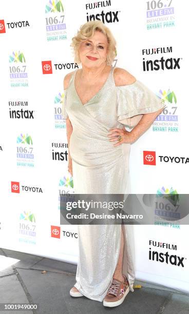 Actress Renee Taylor attends 106.7 LITE FM's Broadway in Bryant Park on July 19, 2018 in New York City.