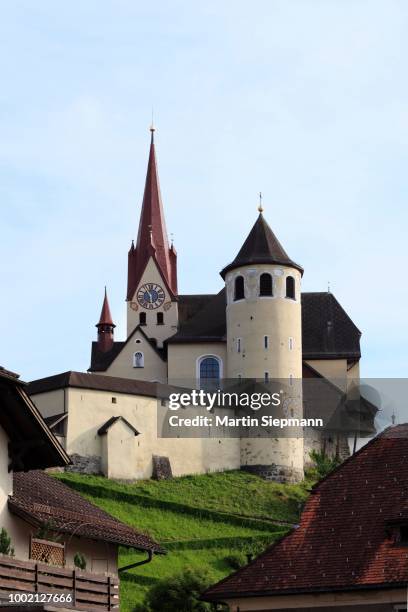 pilgrimage church of the visitation, rankweil, vorarlberg, austria - rankweil stock pictures, royalty-free photos & images