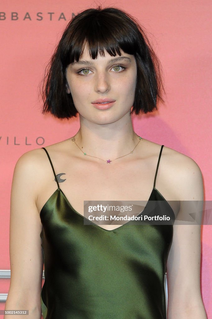 Italian actress Alice Pagani at Loro 2 photocall at The Space Moderno