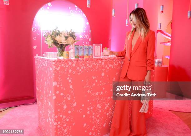 Jamie Chung attends the experiential pop-up "The Pop Shop By Vita Coco" at intimate launch party in SoHo on July 19, 2018 in New York City.