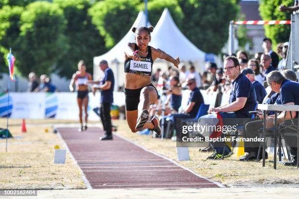 Laura Samuel of England during the Meeting of Sotteville on July 17, 2018 in Sotteville-les-Rouen, France.