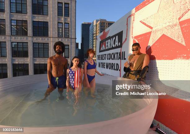 Johnson helps #AbsolutAmerica mix up the summer party scene by celebrating all backgrounds, borders and beliefs with the Best Cocktail in the World...