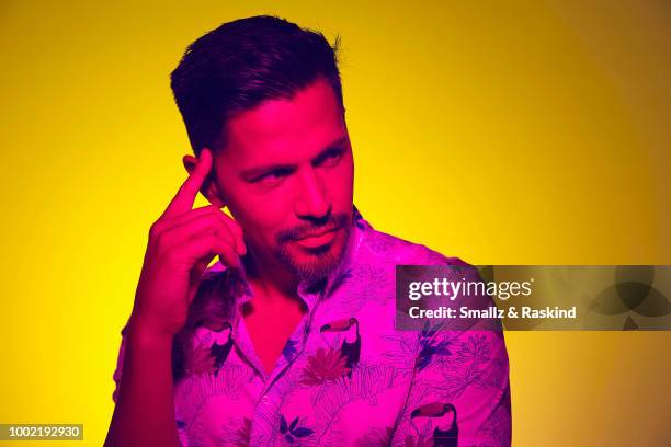 Jay Hernandez from CBS's 'Magnum, P.I.' poses for a portrait in the Getty Images Portrait Studio powered by Pizza Hut at San Diego 2018 Comic Con at...