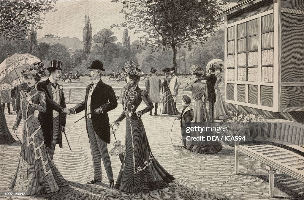The opening of the polo club in Bagatelle, Paris