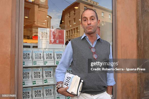 Massimo Cincimino , son of Vito Ciancimino who was mayor of Palermo connected with mafia, presents his book "Don Vito" about his father, at...