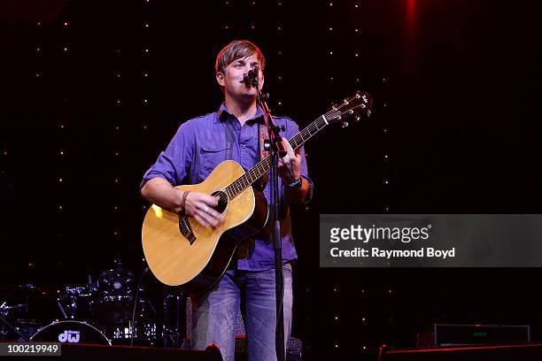 Singer Dave Barnes performs during the NARM Awards Dinner Finale at the NARM Convention at the Hilton Chicago Hotel in Chicago, Illinois on MAY 17,...