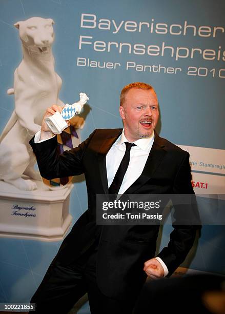 Entertainer Stefan Raab attends the Bayerischer Fernsehpreis 2010 at the Prinzregententheater on May 21, 2010 in Munich, Germany.