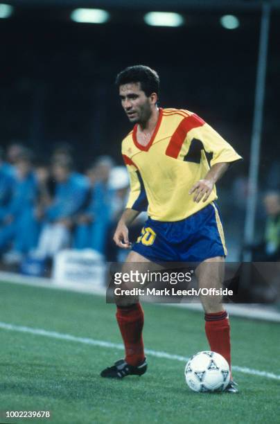 June 1990 - Naples - FIFA World Cup - Argentina v Romania - Gheorghe Hagi of Romania -