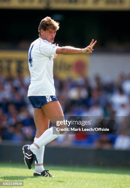 August 1986 - London - Testimonial football match - Tottenham, Hotspur v Rangers FC - Glenn Hoddle of Tottenham -