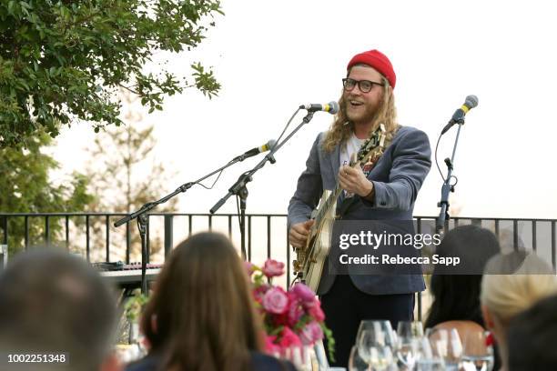 Allen Stone performs at 2018 Recording Academy Partner Summit - Day 2 at Waldorf Astoria Beverly Hills on July 19, 2018 in Beverly Hills, California.