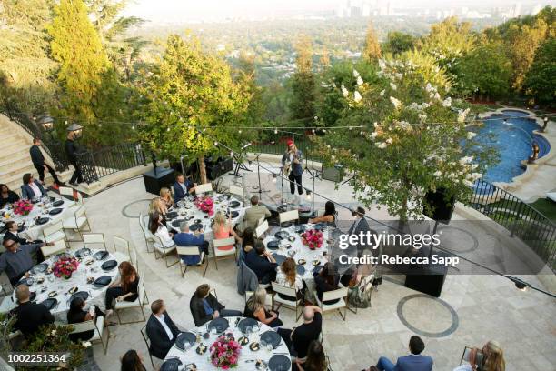 Allen Stone performs at 2018 Recording Academy Partner Summit - Day 2 at Waldorf Astoria Beverly Hills on July 19, 2018 in Beverly Hills, California.