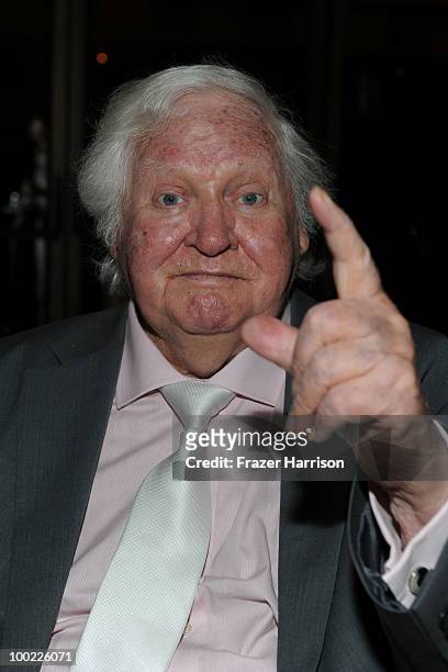 Director Ken Russell attends the Academy of Motion Picture Arts and Sciences Presents The 35th Anniversary Of The Who's "Tommy" on May 21, 2010 in...