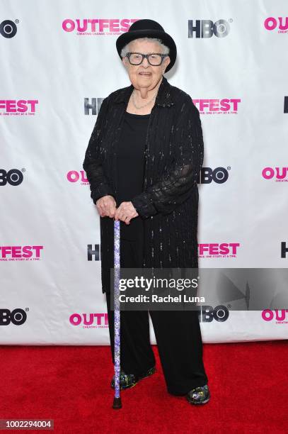 Ivy Bottini attends the Outfest World Premiere Of "A Long Road To Freedom: The Advocate Celebrates 50 Years" at Samuel Goldwyn Theater on July 19,...