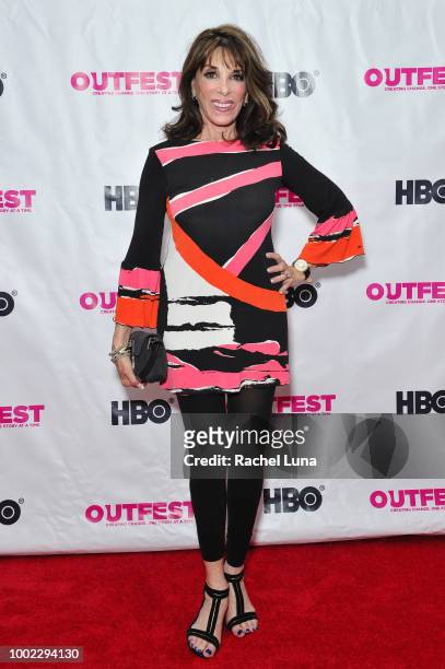 Kate Linder attends the Outfest World Premiere Of "A Long Road To Freedom: The Advocate Celebrates 50 Years" at Samuel Goldwyn Theater on July 19,...