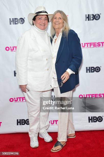 Robin Tyler and Diane Olson attend the Outfest World Premiere Of "A Long Road To Freedom: The Advocate Celebrates 50 Years" at Samuel Goldwyn Theater...