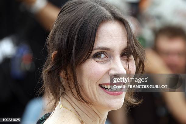 French actress Geraldine Pailhas poses during the photocall of "Rebecca H. " presented in the Un Certain Regard selection at the 63rd Cannes Film...