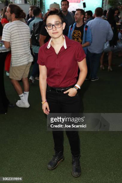 Bex Taylor-Klaus attends the Fandom Party during Comic-Con International 2018 at Float at Hard Rock Hotel San Diego on July 19, 2018 in San Diego,...