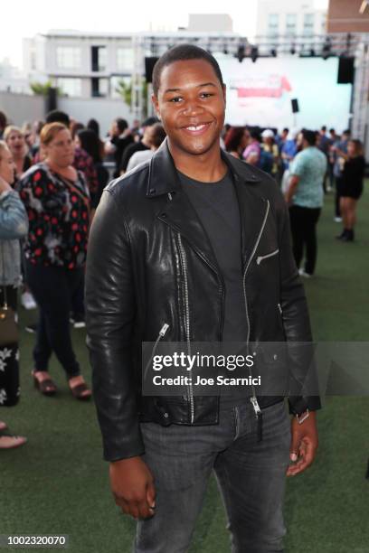 Luke Tenine attends the Fandom Party during Comic-Con International 2018 at Float at Hard Rock Hotel San Diego on July 19, 2018 in San Diego,...