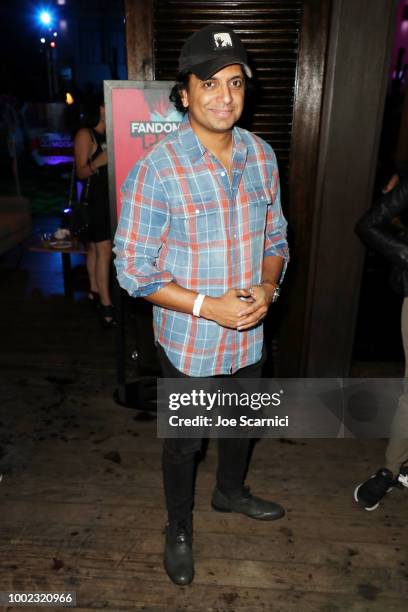 Night Shyamalan attends the Fandom Party during Comic-Con International 2018 at Float at Hard Rock Hotel San Diego on July 19, 2018 in San Diego,...