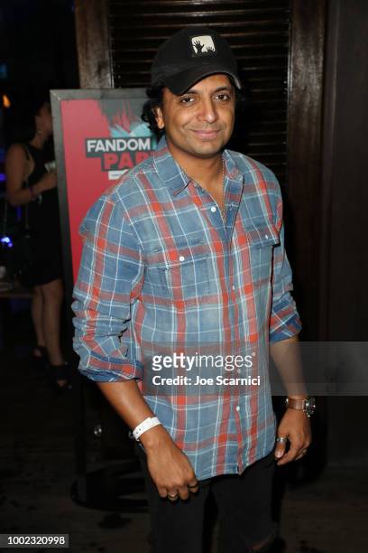 Night Shyamalan attends the Fandom Party during Comic-Con International 2018 at Float at Hard Rock Hotel San Diego on July 19, 2018 in San Diego,...